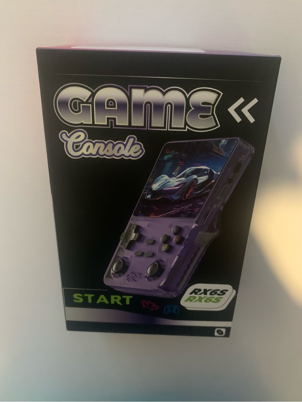 Purple RX65 Portable Handheld Game Console